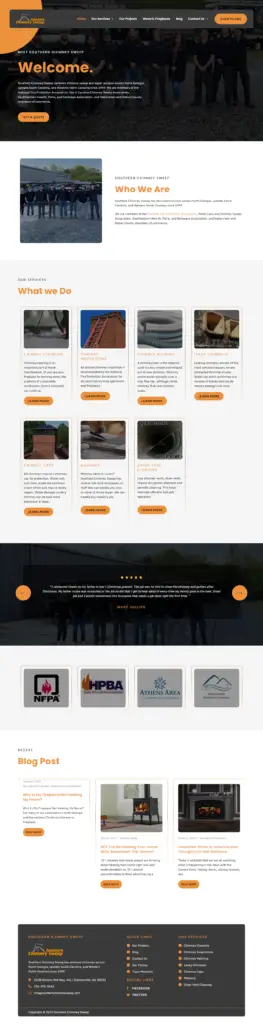 Chimney-Sweep-and-Repair-Services, Website Design
