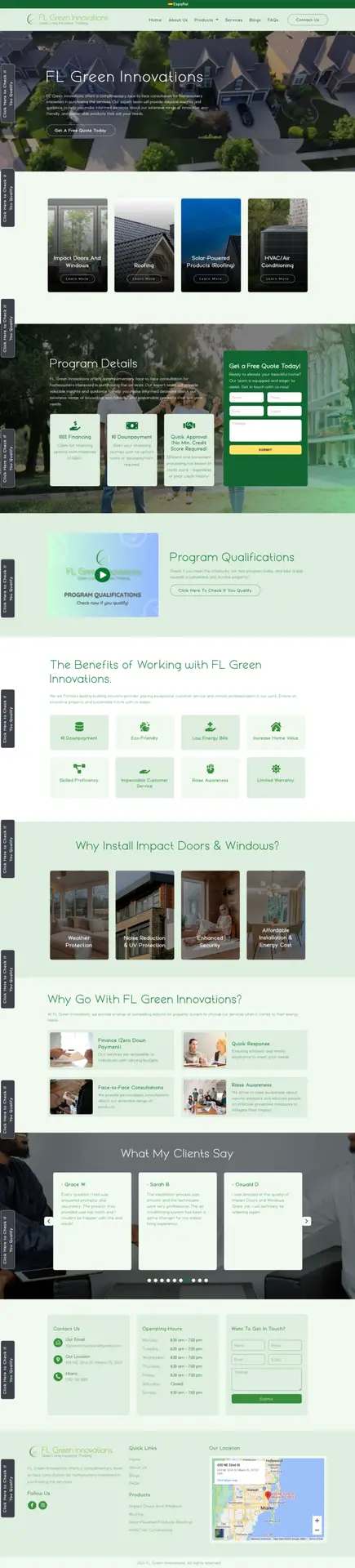 FL-Green-Innovations Website Design