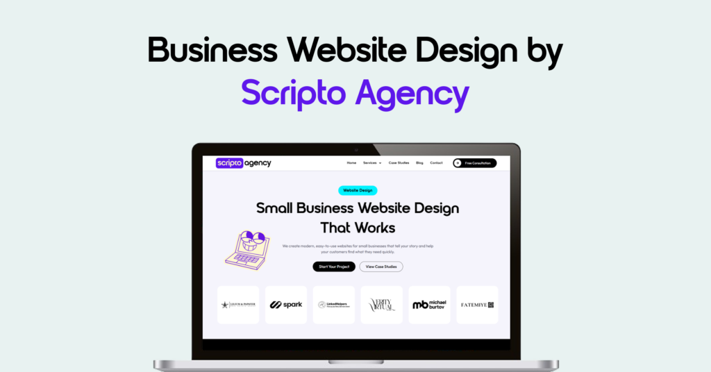 Scripto Agency Business Website Design