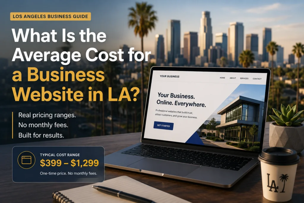 Web design Los Angeles costs range from $399 to $10,000+. See real pricing by provider type, what drives costs up, and how to compare quotes.