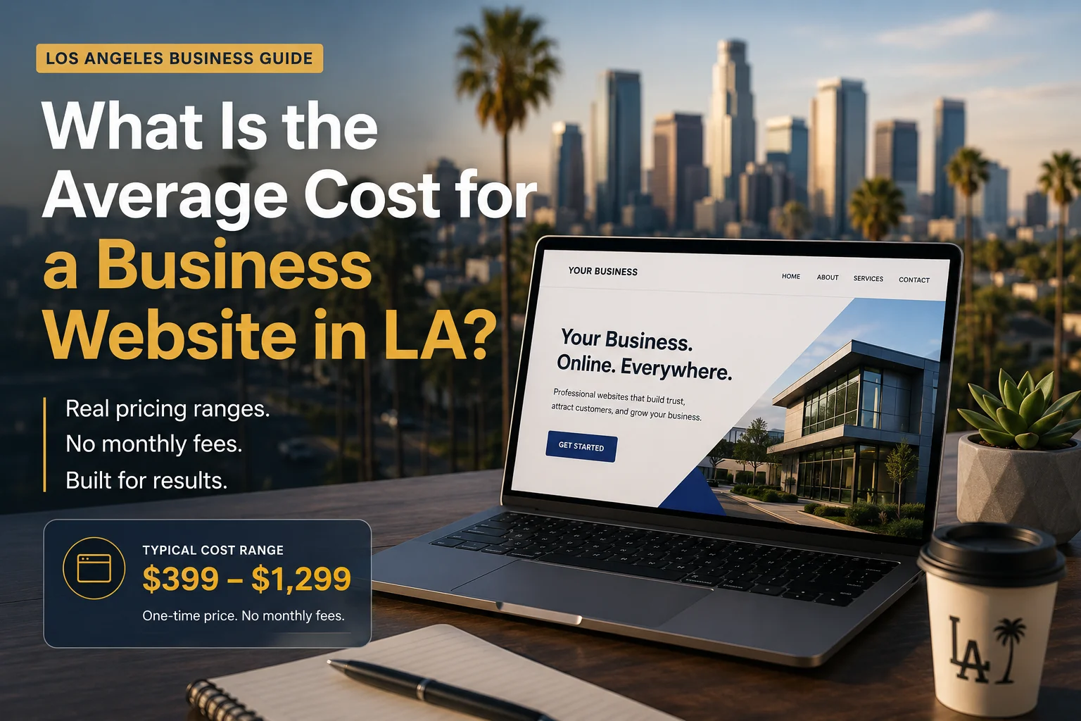 Web design Los Angeles costs range from $399 to $10,000+. See real pricing by provider type, what drives costs up, and how to compare quotes.